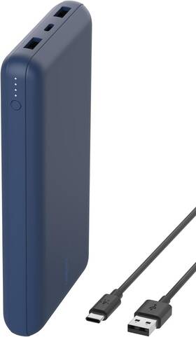 Bpb012 Belkin Power Bank Boostcharge Usb-c Portable Charger 20k With 1 Port And 2