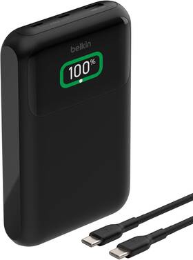Bpb020 Belkin Portable Charger 3-port Laptop Power Bank 20000 Mah - Usb-c And Usb-a Port