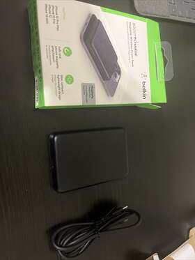 Bpd002btbk Belkin Boost Charge 2.5k Magnetic Wireless Power Bank For Apple Iphone 12 Series