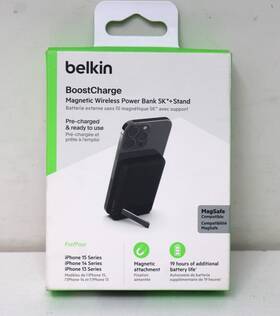 Bpd004btbk Belkin Magnetic Wireless Power Bank 5k Stand . New