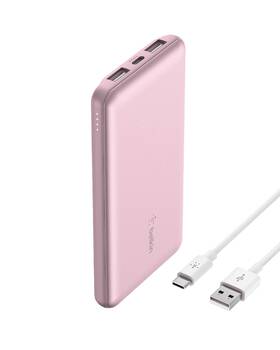 Bpy003fqpk-rf Belkin Portable Charger Usb-c Power Bank 10 000mah Capacity 15w