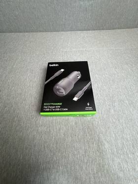 Ccb002 Belkin Boost Charge 30w Car Charger With Usb-c To Cable