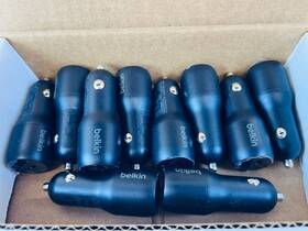 Ccb004 Belkin Lotsof 10 And 20 - Boost Charge Dual Car Charger 37w Used