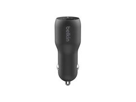 Ccb004btbk Belkin Dual Car Charger With Pps 37w