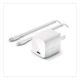 Wca005dq1mwh-b5 Belkin Components Boost Charge Usb-c Pd 3.0 Pps Wall Charger To Cable White