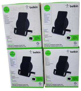 F7u052dqblk-tl Belkin Lot 4 10w Qi Wireless Fast Charging Stand - Black