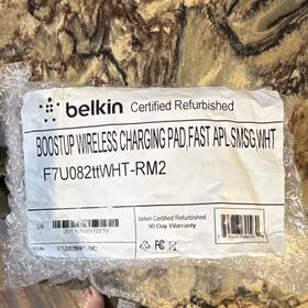 Belkin F7u082ttwht-rm2 Boost Up Qi Fast Wireless Charge Pad White