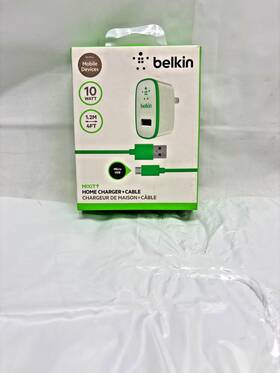 F8j052tt04-wht Belkin Usb For Mobile Devices Home Charger Cable 10watt 1.2m 4ft Mixit- New