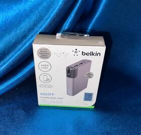 F8m992btgry Belkin Mixit 6600mah Rechargeable Battery Pack With Cable - Gray