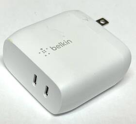 Wcb006dqwh Belkin - 40w Dual Port Usb C Wall Charger Fast Charge Iphone 15/14/13/12 White