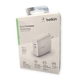 Wch003dqwh Belkin New Boostcharge 68w Dual Port Usb-c Gan Fast Wall Charger Au Plug