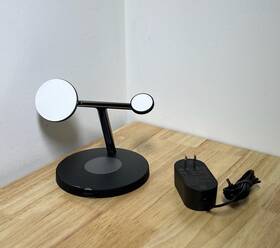 Wiy009ttbk-wm Belkin Magsafe 3-in-1 Wireless Charging Stand Black