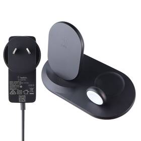 Wiz001aubk Belkin Wireless 7.5w Qi Stand For Iphone Airpod And Apple Watch - Black Au Plug