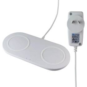 Wiz002auwh Belkin Boostcharge 10w Dual Wireless Charging Pad White