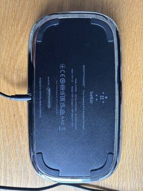 Wiz006mybk Belkin Boost Charge True Freedom Pro Qi Wireless Charger Wiz006