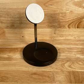 Wiz010 Belkin Boostcharge Pro Magsafe 2-in-1 Wireless Charger Stand For Iphone