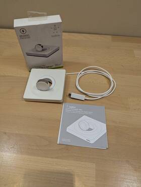 Wiz015btwh Belkin - Boost Charge Pro Portable Fast Charger For Apple Watch White