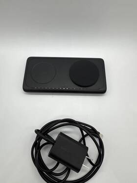 Wiz021 Belkin Boostcharge Pro 2-in-1 Wireless Charging Pad Magsafe 15w Qi2 Iphone