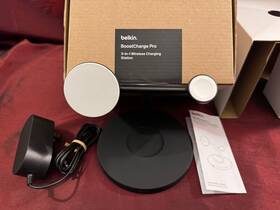 Wiz032 Belkin Read Boostcharge Pro 3 In 1 Wireless Charging Stand With Magsafe Black