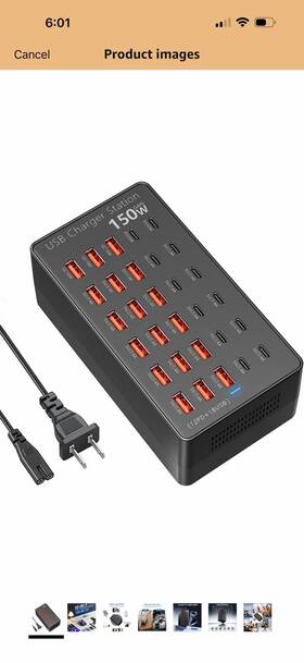 Yili-30usb01 Belkin Usb Charging Station 30 Port 150w Multiple Usbc 18 A 12 Type C