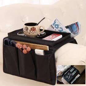 Benemall 734814859232 Sofa Armrest Organizer With Cup Holder No-slip Couch Organiser C