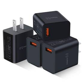 Besgoods 600978585310 Fast Charge 3.0 Usb Wall Charger 4-pack 5v 3a Charging Block 18w Qc Po