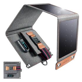 Bb-14 Bigblue Upgraded Tiny Solar Charger 14w Sunpower Panels With Usb-a Port 5v/2
