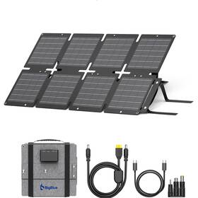 Bigblue X60-us 60w Portable Solar Panels With Pd 45w Usb-c 20w Usb-a Dc Port For Power Sta