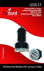 Dc2a2 Black Amp Car - 2 Power Dual Usb Packaging Zipkord Charger Retail