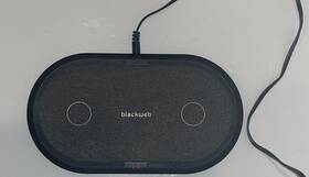 Bwb18wi703 Blackweb 7.5w And 10w Fast Dual Wireless Charging Pad With 36w Adapter