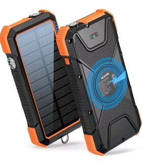 Pn-w12 Blavor Solar Power Bank Pd18w Qc3.0 Fast Charging 10w Wireless Charger 20000mah