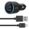 Blkf8j071bt04 Belkin Dual Car Charger W Detachable Lightning To Usb 722868937440
