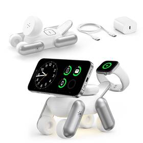 Bolvunes 850081723011 3 In 1 Charging Station For Apple Devices Magnetic Wireless Fast Charger Sta