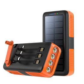 Boogostore 246118154820 Solar Charger Power Bank 63200mah Portable With Dual Outputs And
