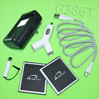 G386t Braided Battery Samsung Galaxy Avant 6in1 Pen Cable Car Usa Charger 2x