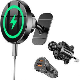 B0ct8nyldv Branded For Car Mount Charger Wireless 20 Strong Magnets 15w