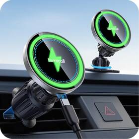 Branded01 445035051079 15w For Magsafe Car Mount Charger Wireless Phone Holder Magnetic New