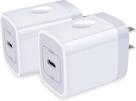 Branded01 445047046070 Usb C Wall Charger 2 Pack 20w Block Pd Fast Type Adapter