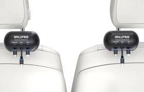Branded01 711181174991 Retractable Backseat Car Charger 3-in-1 Fast Charging Station 2 Pack