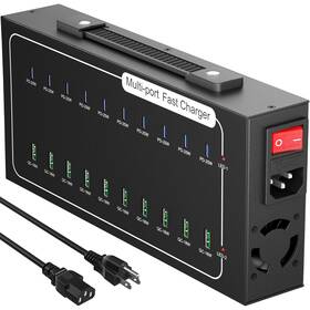 Zetx430u Brifara Fast Usb Charging Station 430w 20 Port 10 Pd Qc C