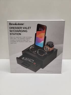 Brookstone 638688704653 New Multi-charging Dock Station Valet