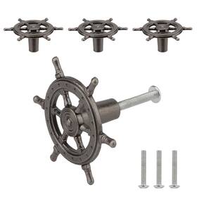 Hk048 Brosay Ship Rudder Knobs Nautical Wheel Cabinet Drawer Pulls Beach Themed Coa