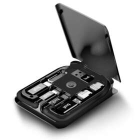 Budi 712516153700 Multi-function Universal Adapter Card Storage Box 15w Wireless Charging For S