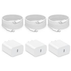 Bufunto 932607474189 Iphone 12 13 14 Fast Charger 20w Usb C Pd Wall Block With 6ft