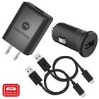 Bun-mic-cha1 Motorola Turbopower Home Bundle Car Charger Wall