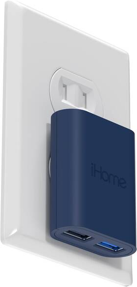 By Lifeworks Technology 445057840880 2-port Usb Wall Charger Ac Pro Multiport Plug Adapter Phone Charging Block Wit