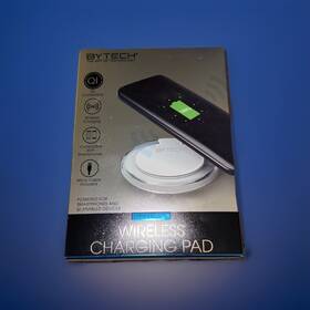 By-op-cp-702-wt Bytech Wireless Charging Pad 5 Wat Qi Compatible Anti-slip