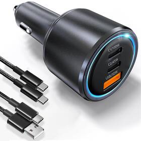 Pa107a Bywulanda Upgrade 175w Usb C Car Charger Pd3.1 100w&pd3.0 45w Type Adapter 3 Port M
