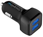 Carcharger-bblk Maxboost Car Charger Usb Smart Port Black For Iphon