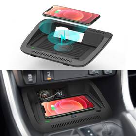 Carqiwireless 710058377671 2024 2023 Upgrades Wireless Charger For Toyota Rav4 Accessories